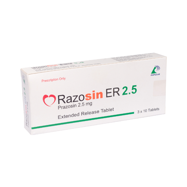 RAZOSIN ER 2.5 MG
